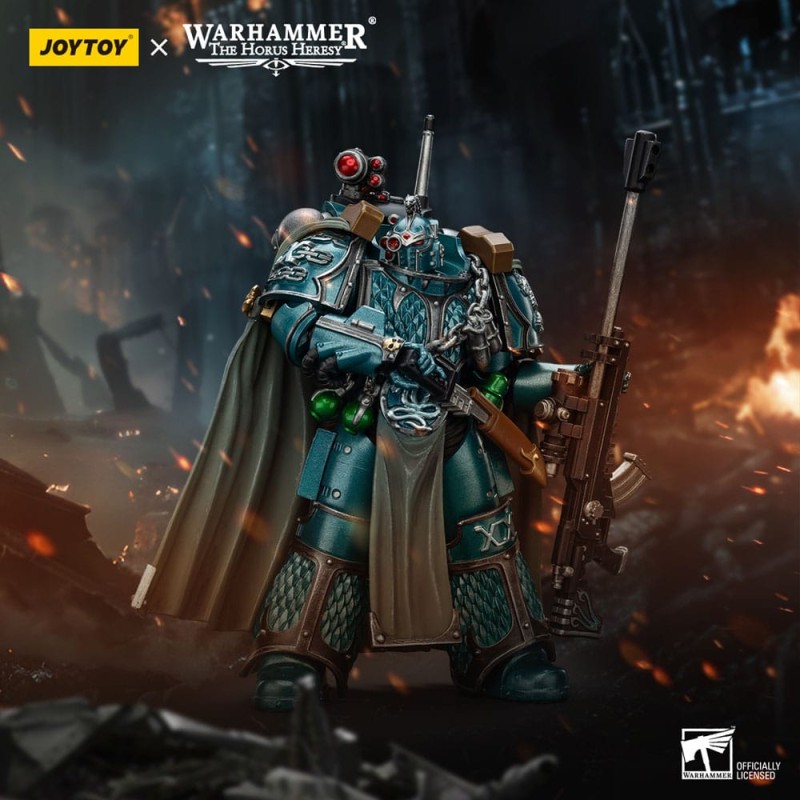 Warhammer The Horus Heresy Action Figure Alpha Legion Exodus The One who is Many With Sniper Rifle And Power Dagger 20 cm | 6927054401390