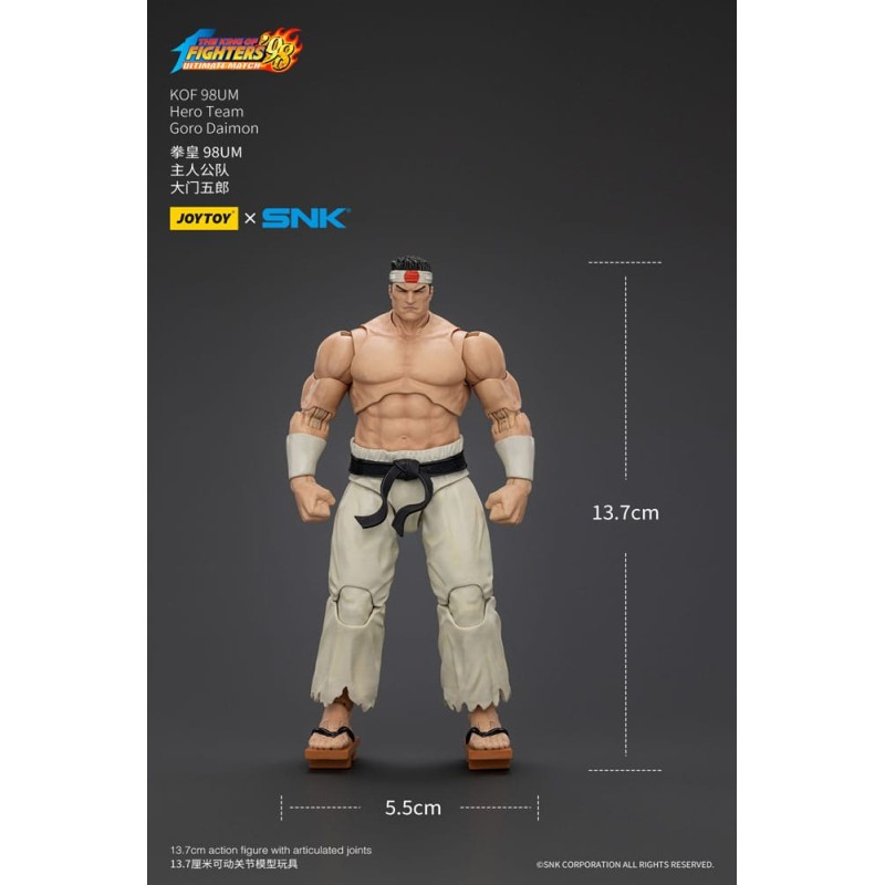 The King Of Fighters '98 Action Figure Hero Team Goro Daimon 12 cm  | 6927054401437
