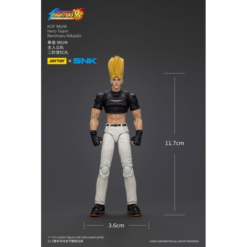 The King Of Fighters '98 Action Figure Hero Team Benimaru Nikaido 12 cm  | 6927054401444