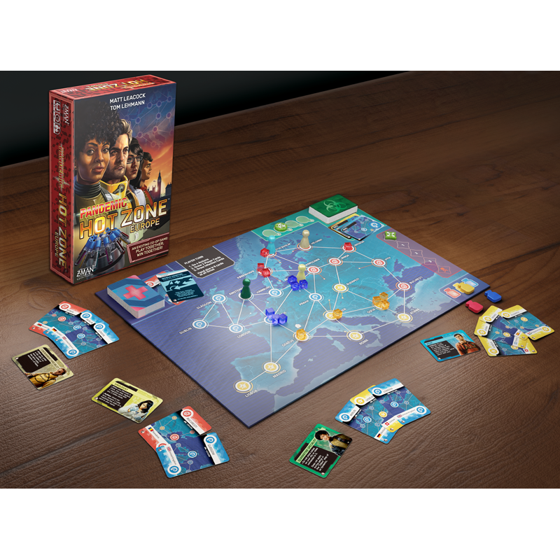 Thu: Pandemic Red Zone: Europe
Publisher: Z-Man Games
English Version