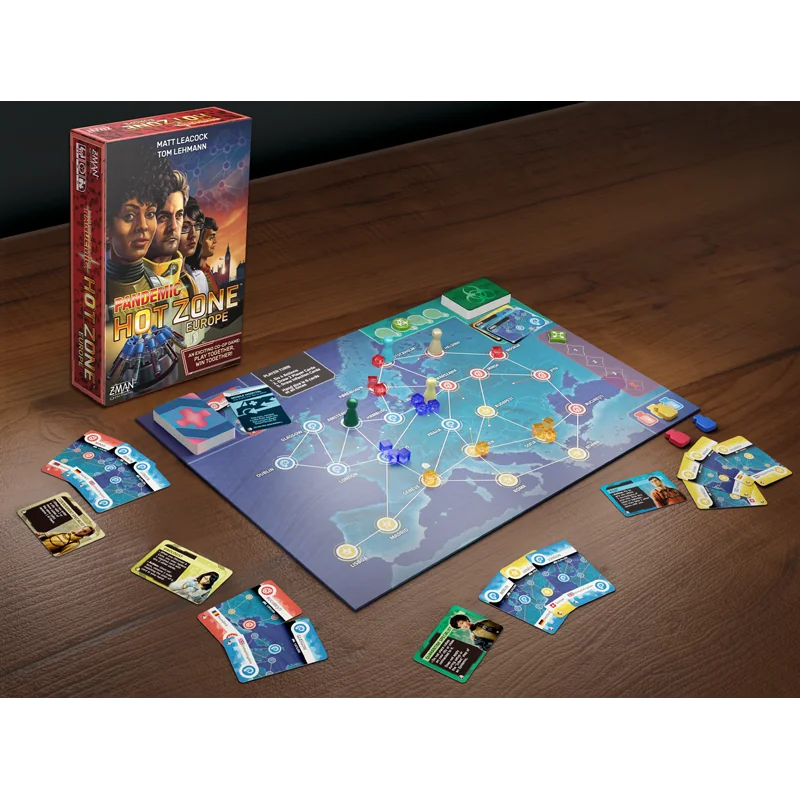 Do: Pandemische rode zone: Europa
Uitgever: Z-Man Games
Engelse versie