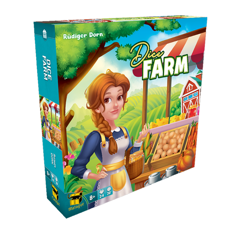 Spel: Dice Farm
Uitgever: Matagot
Engelse versie