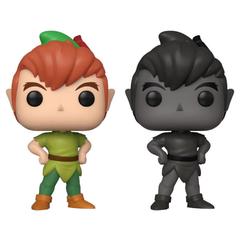Disney Pack 2 Figurines Funko POP! Movie Vinyl Peter Pan with Shadow 9 cm