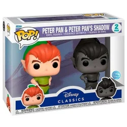 Disney 2 Figure Pack Funko POP! Movie Vinyl Peter Pan with Shadow 9 cm | 889698623407