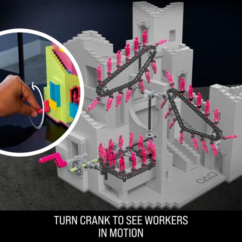 Squid Game jeu de construction MEGA Squid Game Cage d'escalier  | 0194735250158