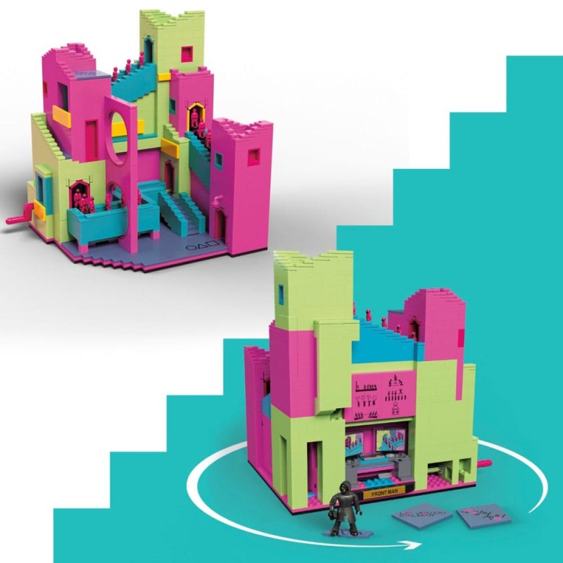 Squid Game jeu de construction MEGA Squid Game Cage d'escalier  | 0194735250158
