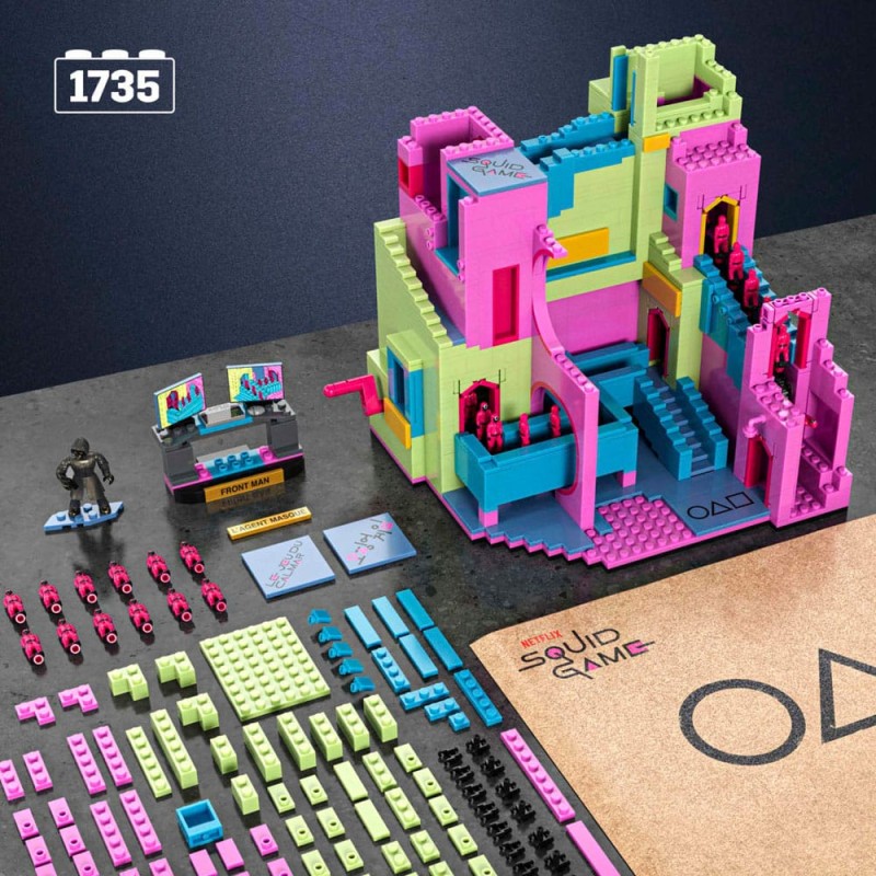 Squid Game jeu de construction MEGA Squid Game Cage d'escalier  | 0194735250158
