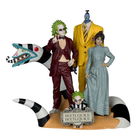 Beetlejuice Beetlejuice Movie Maniacs PVC Statue 4-Pack 15 cm | 0787926140897