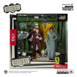 Beetlejuice Beetlejuice Movie Maniacs PVC Statue 4-Pack 15 cm | 0787926140897