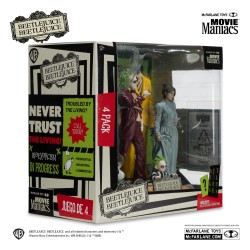 Beetlejuice Beetlejuice Movie Maniacs PVC Statue 4-Pack 15 cm | 0787926140897