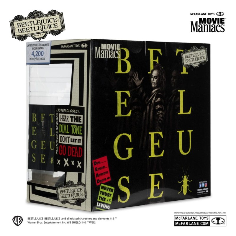 Beetlejuice Beetlejuice Movie Maniacs PVC Statue 4-Pack 15 cm | 0787926140897