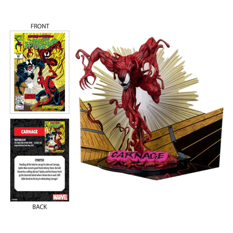 Marvel Collection PVC Statue 1/10 Carnage (The Amazing Spider-Man no.362) 18 cm | 0787926148084