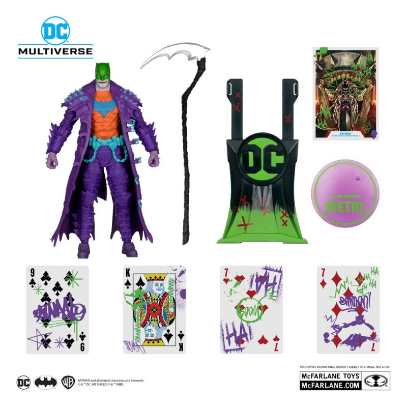 DC Multiverse figurine Batman (Dark Nights: Death Metal) Jokerized (Gold Label) 18 cm | 0787926175912