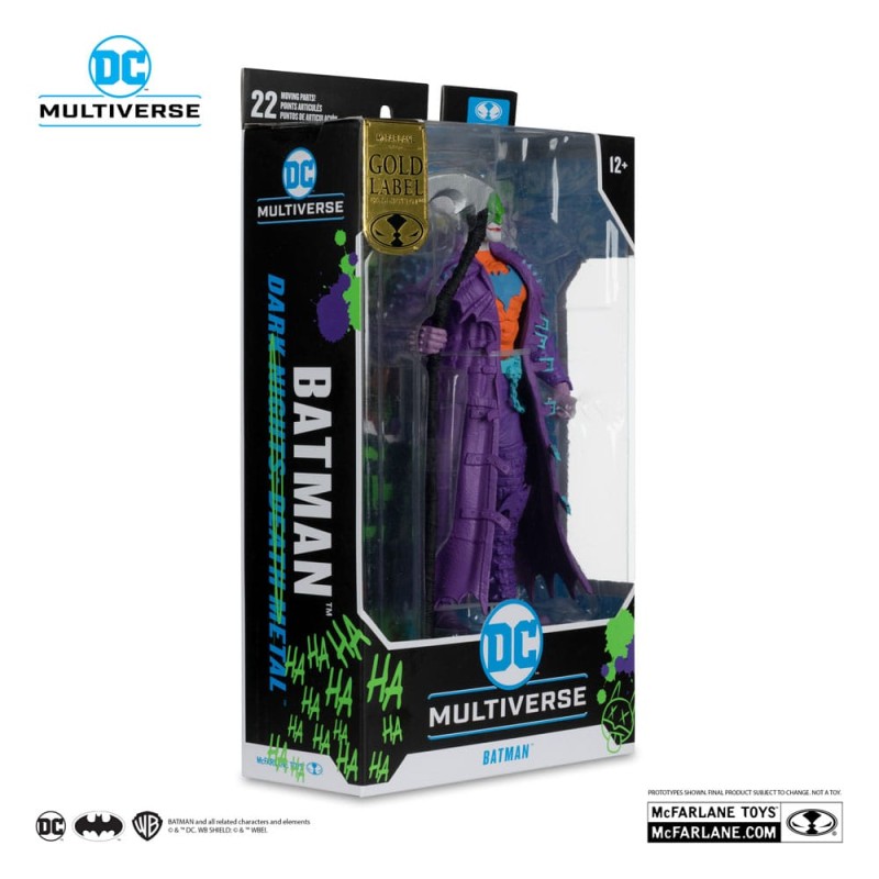 DC Multiverse figurine Batman (Dark Nights: Death Metal) Jokerized (Gold Label) 18 cm | 0787926175912