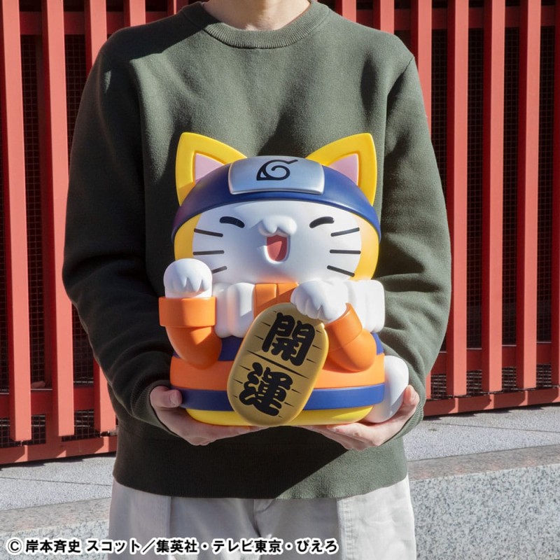 Naruto Shippuden Mega Cat Project Nyanto! The Big Nyaruto Series trading figure Nyaruto Fortune Cats Giant Ver. 34 cm      | 4535123841606