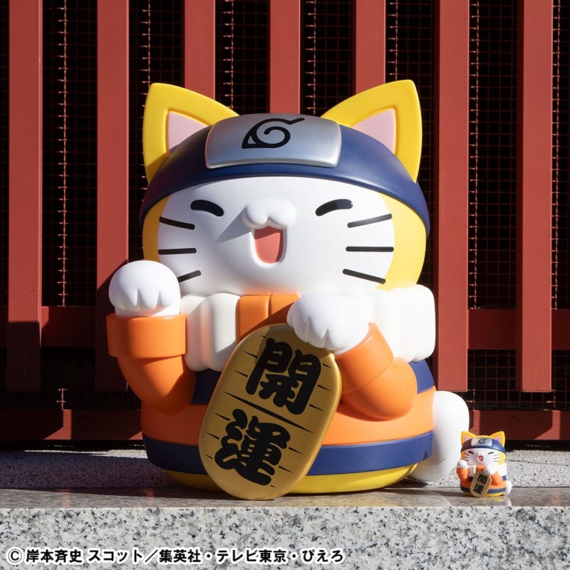 Naruto Shippuden Mega Cat Project Nyanto! The Big Nyaruto Series trading figure Nyaruto Fortune Cats Giant Ver. 34 cm      | 4535123841606