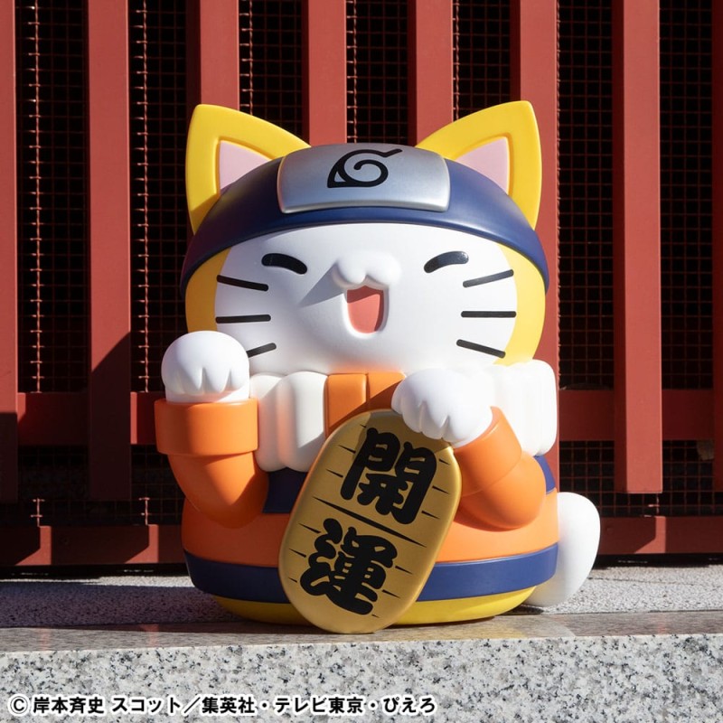 Naruto Shippuden Mega Cat Project Nyanto! The Big Nyaruto Series trading figure Nyaruto Fortune Cats Giant Ver. 34 cm      | 4535123841606