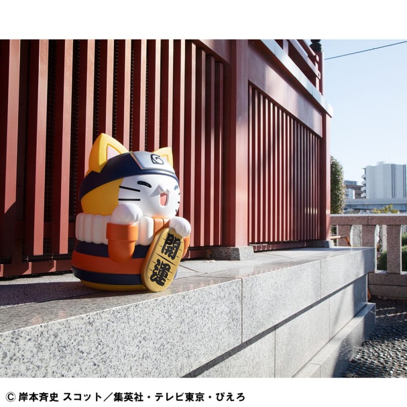 Naruto Shippuden Mega Cat Project Nyanto! The Big Nyaruto Series trading figure Nyaruto Fortune Cats Giant Ver. 34 cm      | 4535123841606