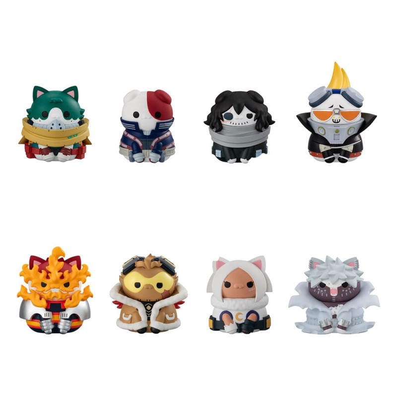 My Hero Academia Mega Cat Project assortiment trading figures Heroaca Cats No.01 3 cm (8) | 4535123844447