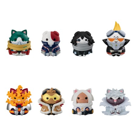 My Hero Academia Mega Cat Project assortiment trading figures Heroaca Cats No.01 3 cm (8) | 4535123844447