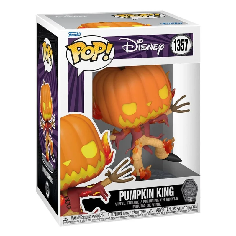 Disney Het Nightmare Before Christmas-beeldje Funko POP! Film Vinyl Pompoen King 9 cm | 889698723145