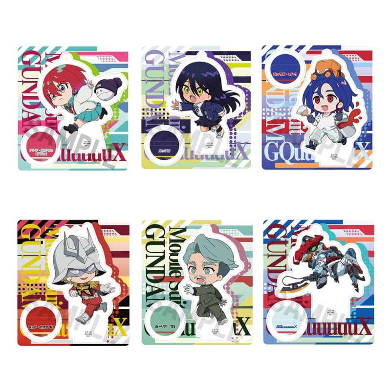 Mobile Suit Gundam GQuuuuuuX assortiment figurines acrylique 9 cm (6) | 4535123844652