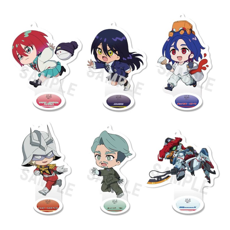 Mobile Suit Gundam GQuuuuuuX assortiment figurines acrylique 9 cm (6) | 4535123844652