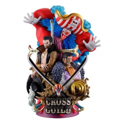 One Piece Petitrama DX statuette PVC Logbox Re Birth 03 Cross Guild 15 cm