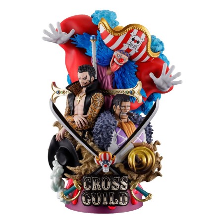 One Piece Petitrama DX statuette PVC Logbox Re Birth 03 Cross Guild 15 cm | 4535123844751