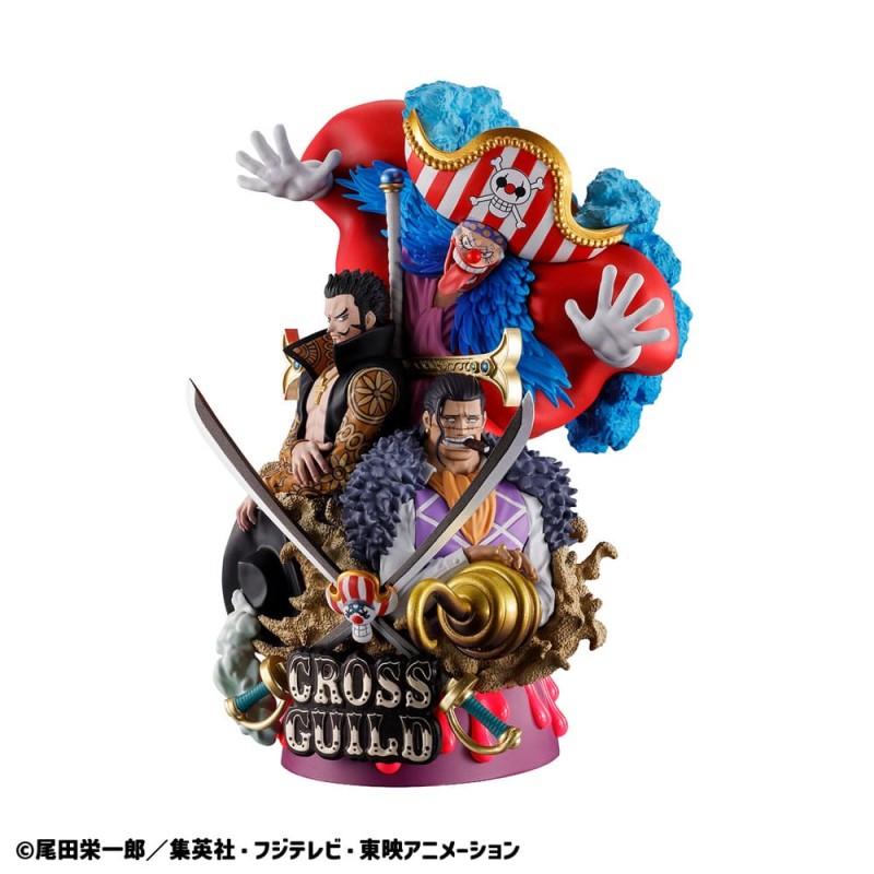 One Piece Petitrama DX statuette PVC Logbox Re Birth 03 Cross Guild 15 cm | 4535123844751