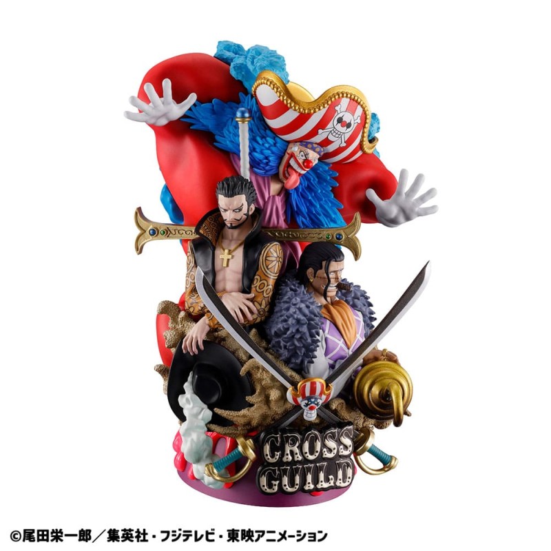 One Piece Petitrama DX statuette PVC Logbox Re Birth 03 Cross Guild 15 cm | 4535123844751