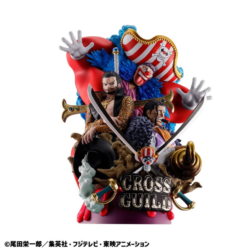 One Piece Petitrama DX statuette PVC Logbox Re Birth 03 Cross Guild 15 cm | 4535123844751