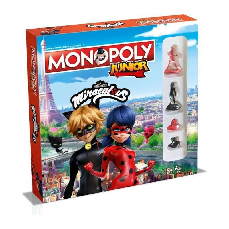 Spel: Monopoly Junior Miraculous
Uitgever: Winning Moves
Engelse versie
