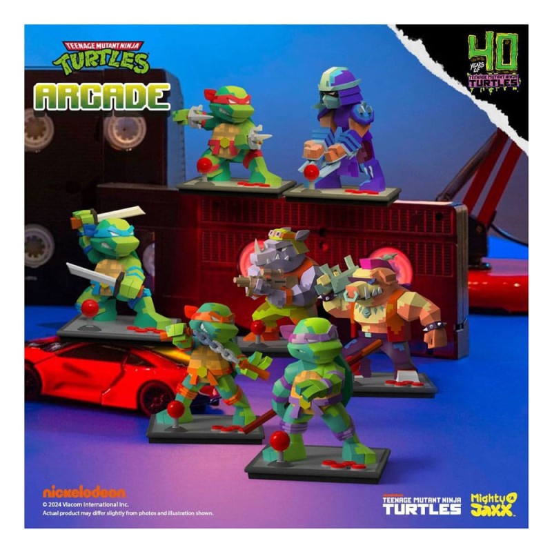 Arcade: Teenage Mutant Ninja Turtles 4 inch Vinyl Figure Blind Box Display (6) | 0658215289316