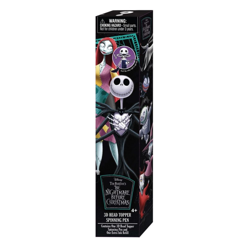 L'Étrange Noël de monsieur Jack Stylo 3D Head Topper Spinning Pen | 0077764227950
