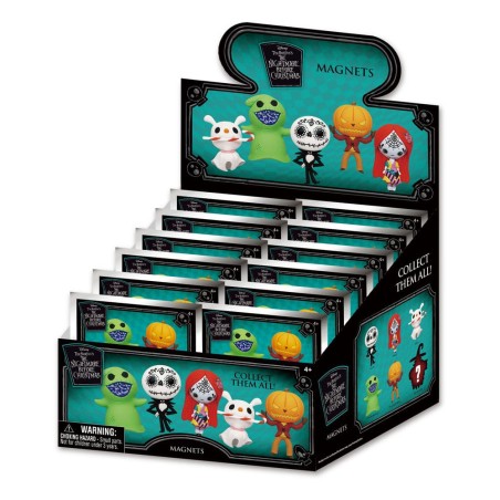 Nightmare before Christmas magnets blind pack Series 2 Display (12) | 0077764252006