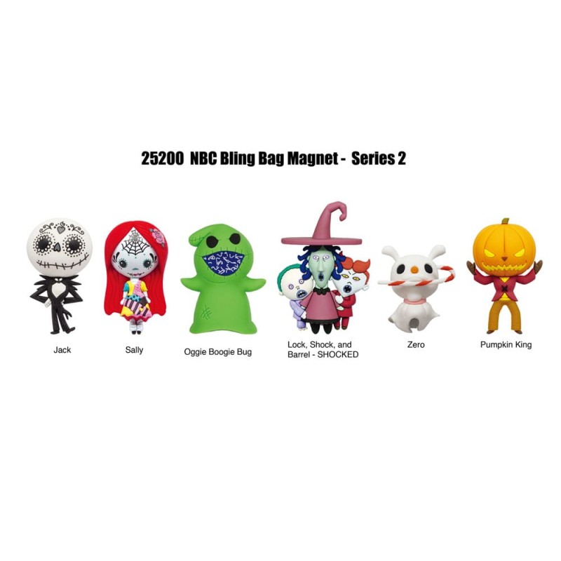 Nightmare before Christmas magnets blind pack Series 2 Display (12) | 0077764252006