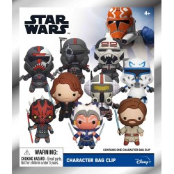 Star Wars Clone Wars présentoir porte-clés sac à dos 3D Series 4 (24) | 0077764289903