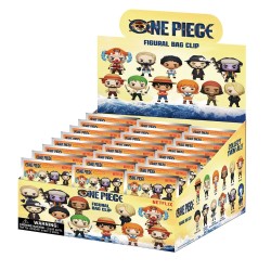 One Piece 3D PVC Bag Clips Netflix Series 1 Display (24) | 0077764325304