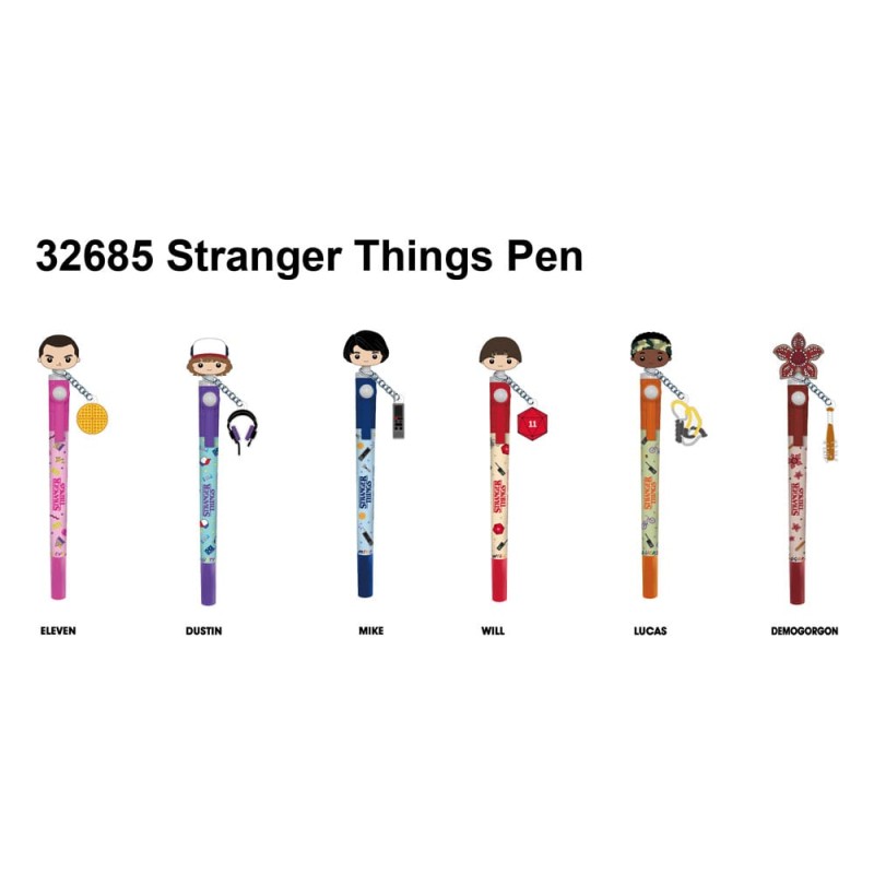 Stranger Things Stylo 3D Head Topper Spinning Pen | 0077764326851