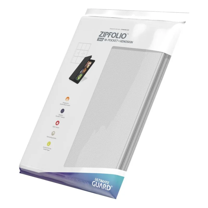 Ultimate Guard - Zipfolio 360 - 18-Pocket XenoSkin Blanc | 4260250074541