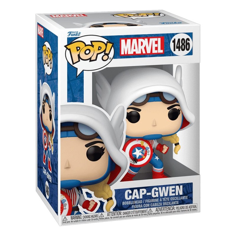 Marvel POP! Vinyl Figure Cap-Gwen 9 cm | 0889698837248