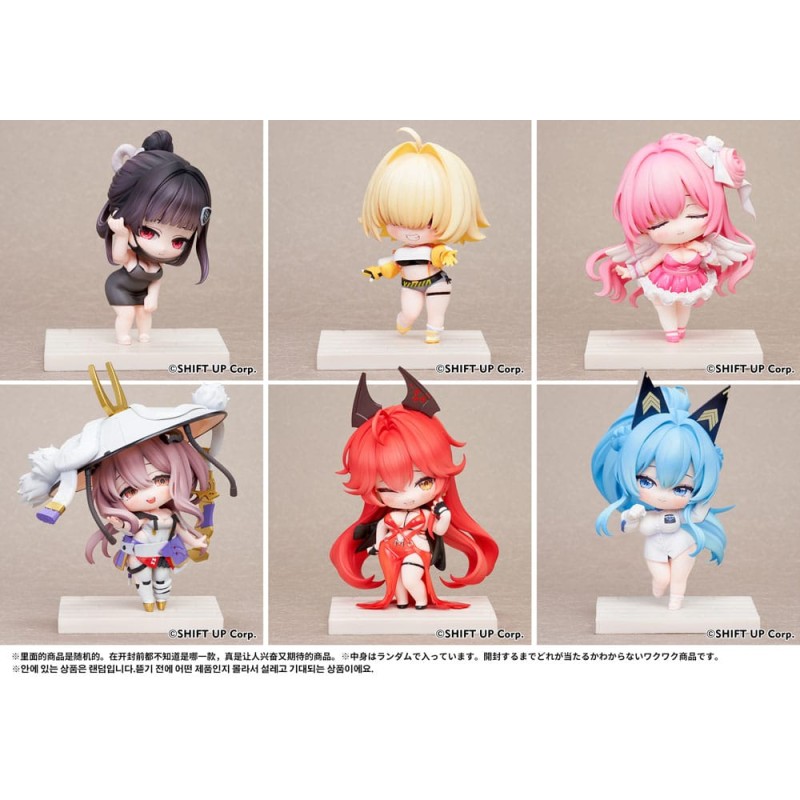 Goddess of Victory: Nikke pack 6 figurines SAC Series Chibi Vol. 2 10 cm    | 6974982160929