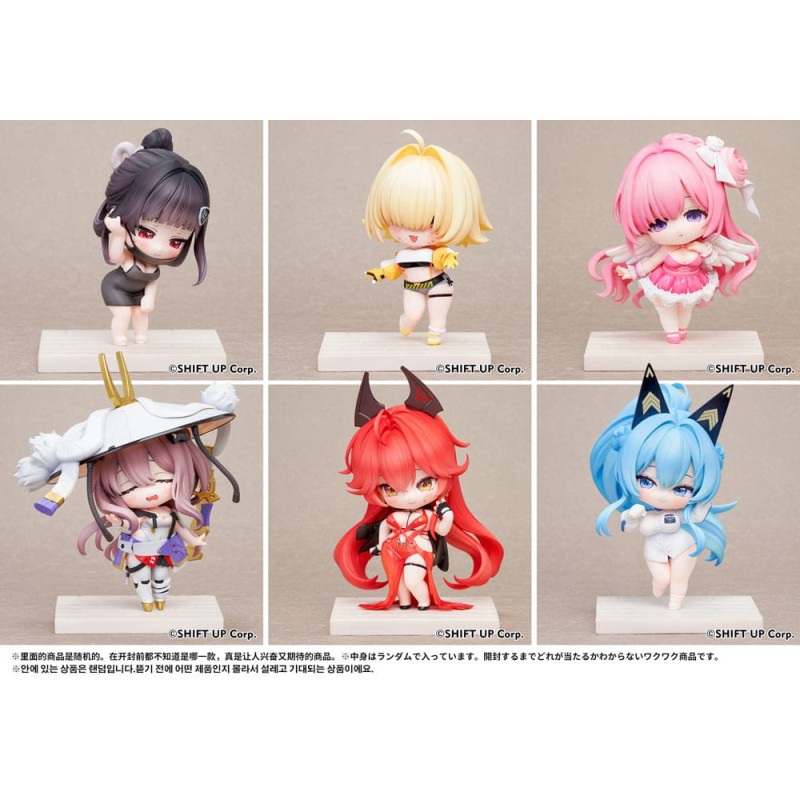 Goddess of Victory: Nikke pack 6 figurines SAC Series Chibi Vol. 2 10 cm    | 6974982160929