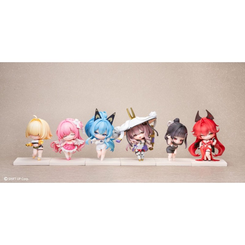 Goddess of Victory: Nikke pack 6 figurines SAC Series Chibi Vol. 2 10 cm    | 6974982160929