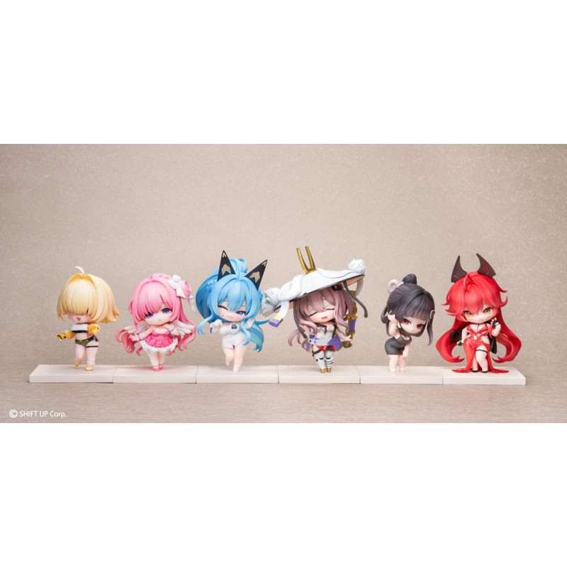Goddess of Victory: Nikke pack 6 figurines SAC Series Chibi Vol. 2 10 cm    | 6974982160929