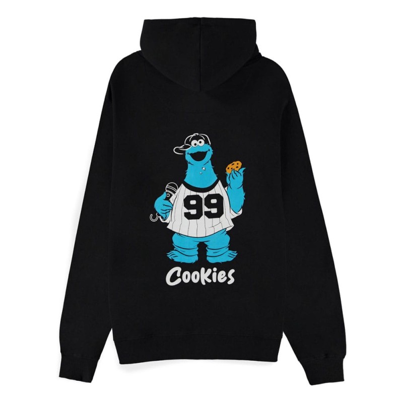 Sesame Street Zipper Hoodie Cookie Monster 99 Cookies Size L | 8718526679359