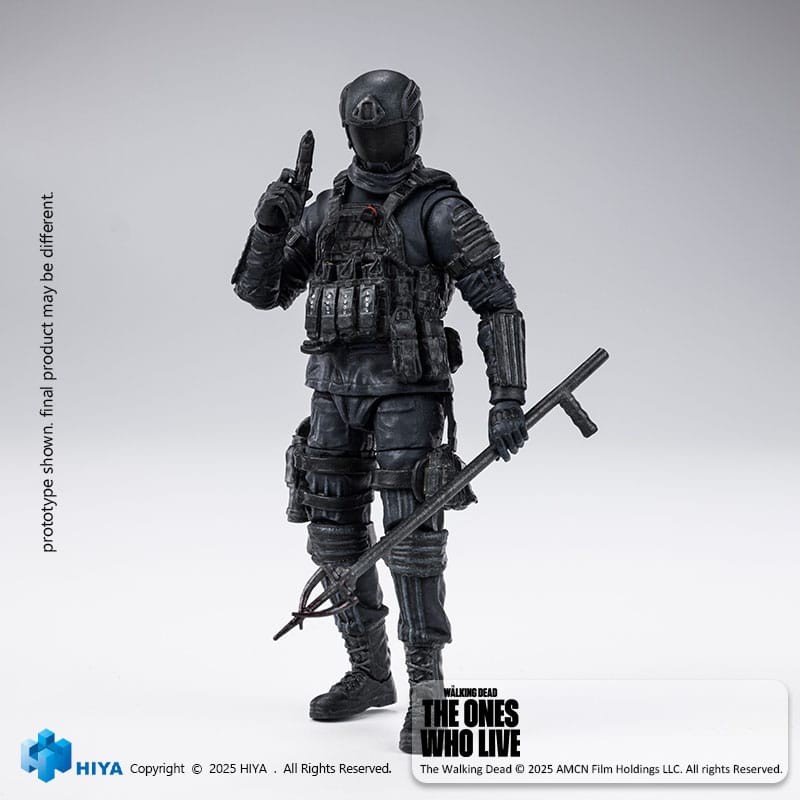 The Walking Dead: The Ones Who Lived Exquisite Mini Action Figure 1/18 CRM Soldier 10 cm | 6957534205286