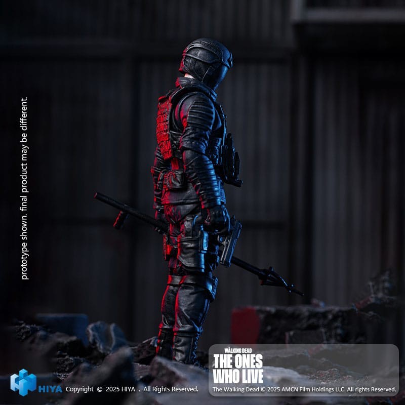 The Walking Dead: The Ones Who Lived Exquisite Mini Action Figure 1/18 CRM Soldier 10 cm | 6957534205286