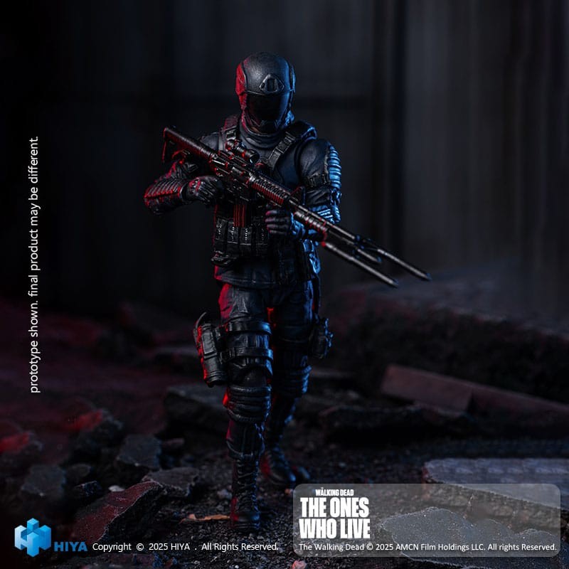 The Walking Dead: The Ones Who Lived Exquisite Mini Action Figure 1/18 CRM Soldier 10 cm | 6957534205286